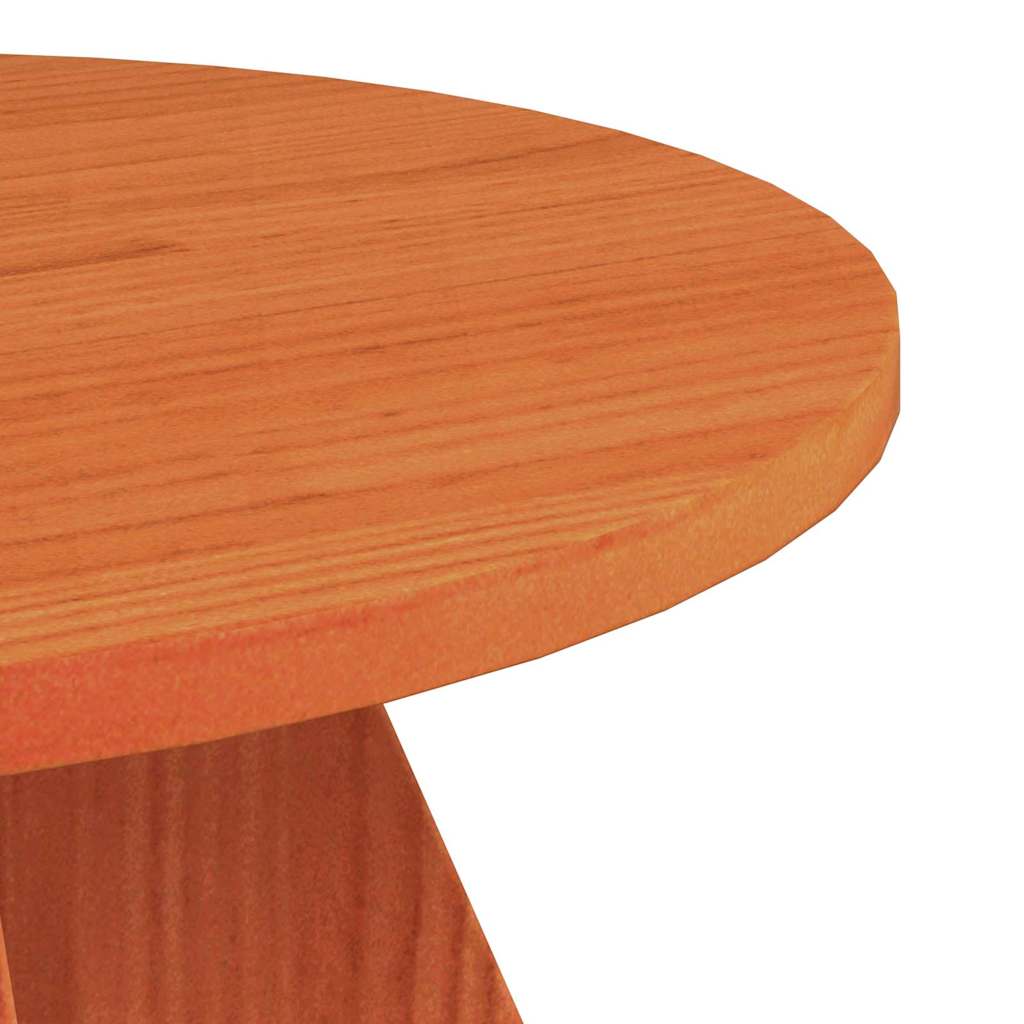 vidaXL Τραπεζάκι σαλονιού 3 τμχ. Κερωτό καφέ 49 x 49 x 30 εκ.