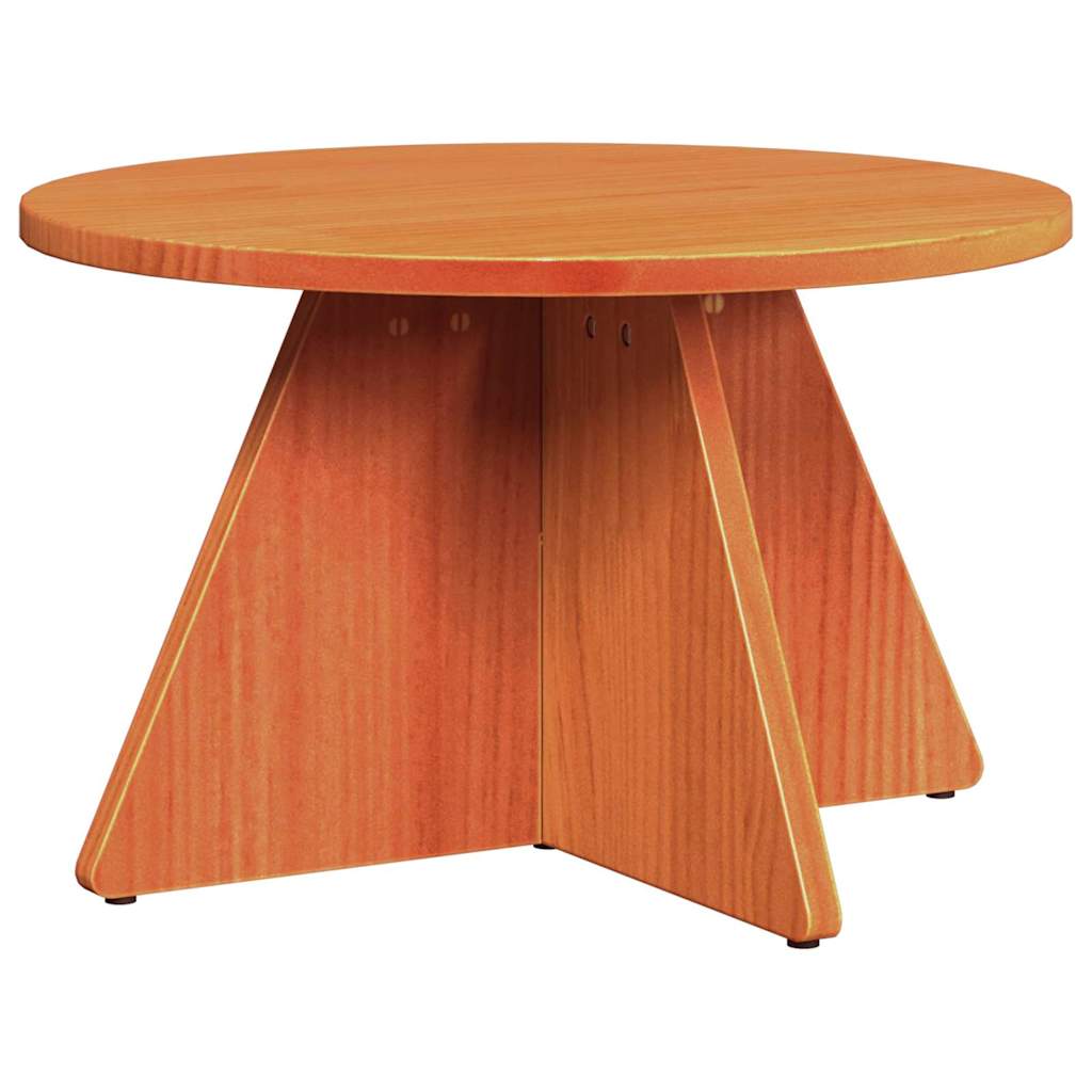vidaXL Τραπεζάκι σαλονιού 3 τμχ. Κερωτό καφέ 49 x 49 x 30 εκ.