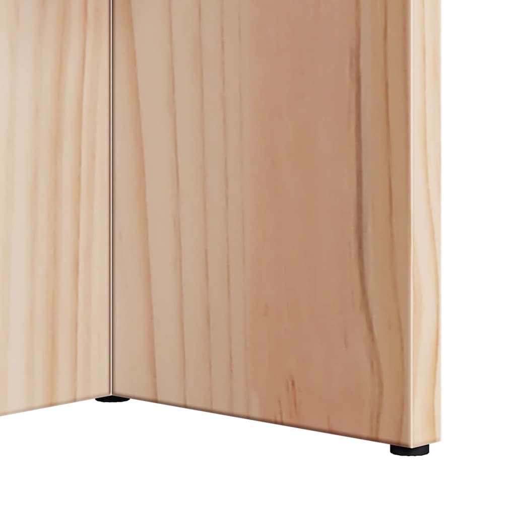 vidaXL Τραπεζάκι σαλονιού Φυσικό 80 x 39.5 x 35 εκ. Μασίφ ξύλο πεύκου