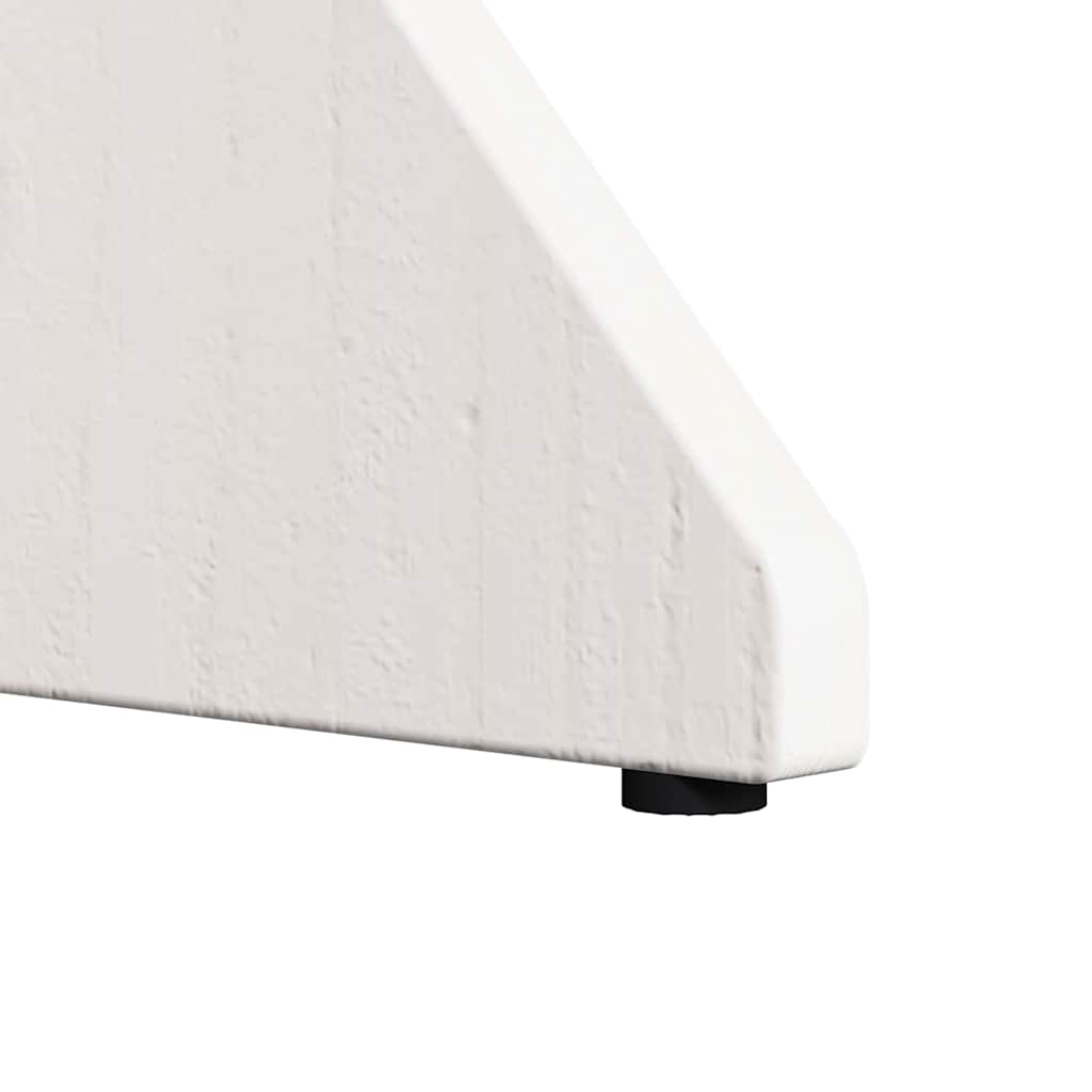 vidaXL Τραπεζάκι σαλονιού 2 pcs Λευκό Μασίφ ξύλο πεύκου