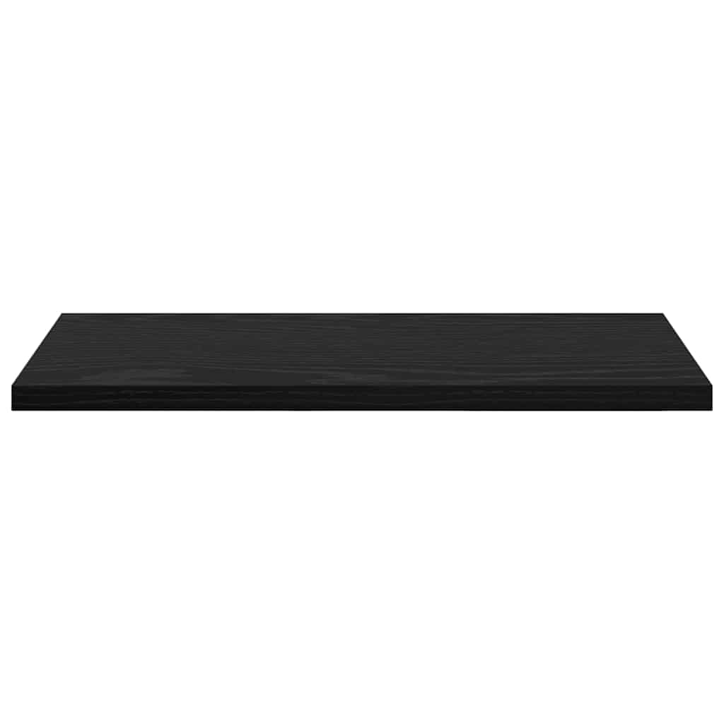 vidaXL Ράφι Βιβλίων 4 pcs Μαύρο 40 x 20 x 1.5 cm Επεξεργασμένο ξύλο