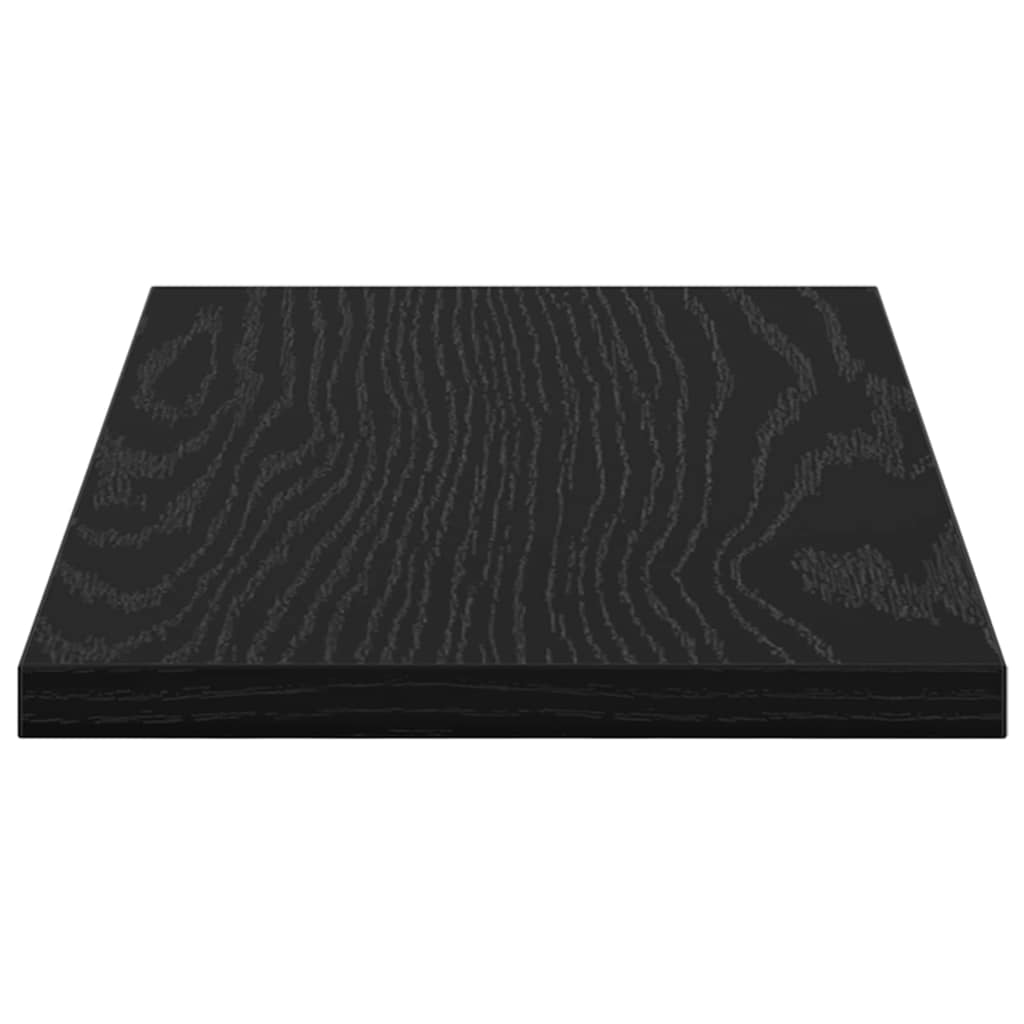 vidaXL Ράφι Βιβλίων 4 pcs Μαύρο 40 x 20 x 1.5 cm Επεξεργασμένο ξύλο