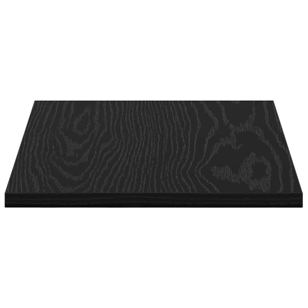 vidaXL Ράφι Βιβλίων 4 pcs Μαύρο 40 x 30 x 1.5 cm Επεξεργασμένο ξύλο