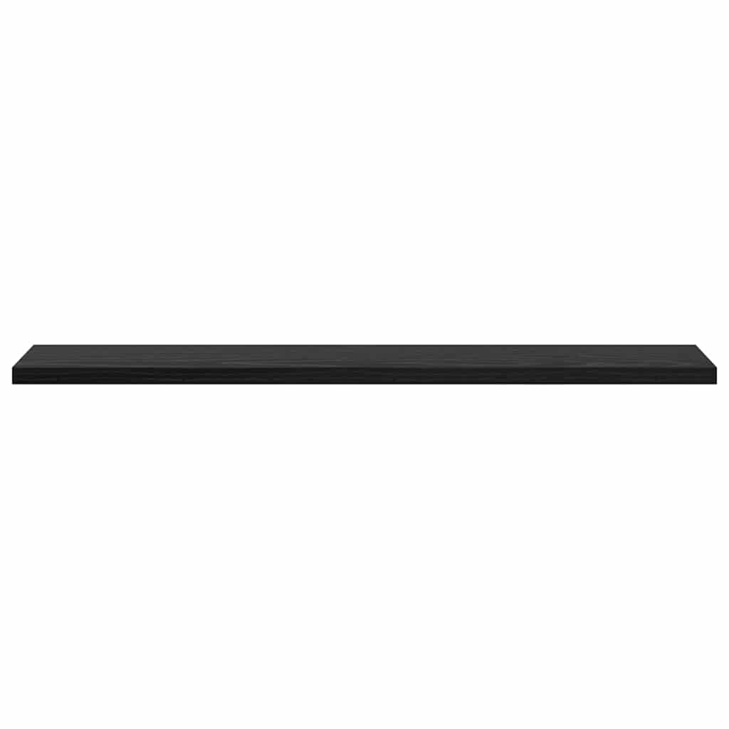 vidaXL Ράφι Βιβλίων 4 pcs Μαύρο 60 x 10 x 1.5 cm Επεξεργασμένο ξύλο