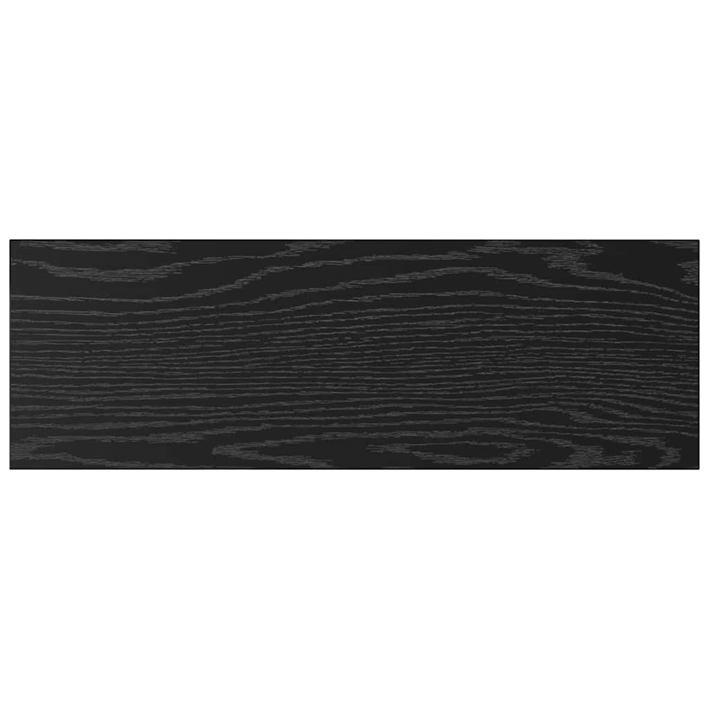 vidaXL Ράφι Βιβλίων 4 pcs Μαύρο 60 x 20 x 1.5 cm Επεξεργασμένο ξύλο