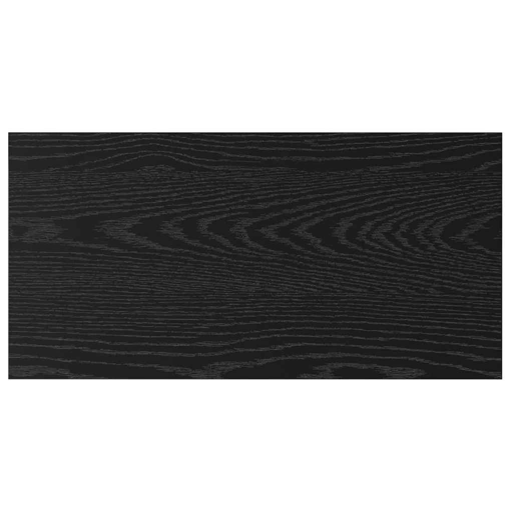 vidaXL Ράφι Βιβλίων 4 pcs Μαύρο 60 x 30 x 1.5 cm Επεξεργασμένο ξύλο