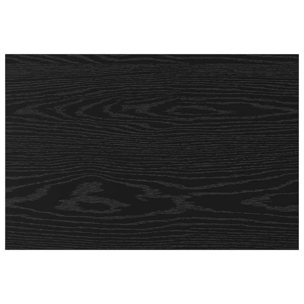 vidaXL Ράφι Βιβλίων 4 pcs Μαύρο 60 x 40 x 1.5 cm Επεξεργασμένο ξύλο