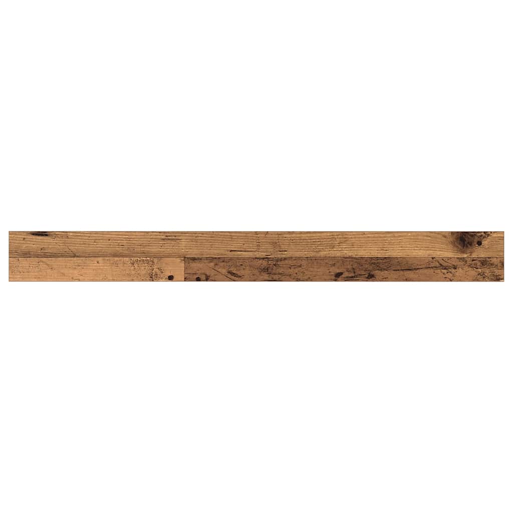 vidaXL Ράφι Βιβλίων 4 pcs Καφέ 100 x 10 x 1.5 cm Επεξεργασμένο ξύλο