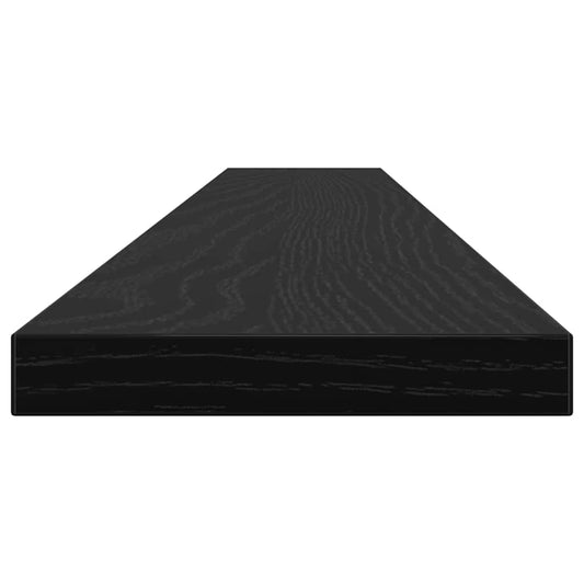 vidaXL Ράφι Βιβλίων 3 επίπεδα 4 τμχ. 100 x 10 x 1,5 cm Μαύρο