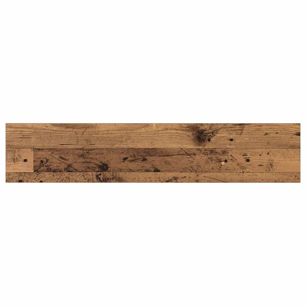 vidaXL Ράφι Βιβλίων 4 pcs Καφέ 100 x 20 x 1.5 cm Επεξεργασμένο ξύλο