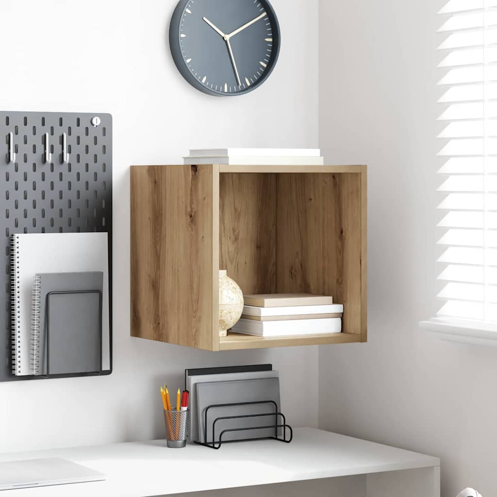 vidaXL Ντουλάπα Τοίχου Artisan Oak 37 x 37 x 37 εκ Επεξεργασμένο ξύλο