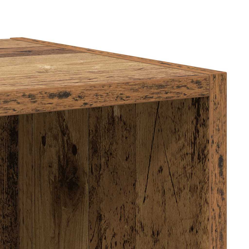 vidaXL Σετ επίπλου τηλεόρασης Επιτοίχιο Παλιό Ξύλο 37 x 37 x 72 εκ