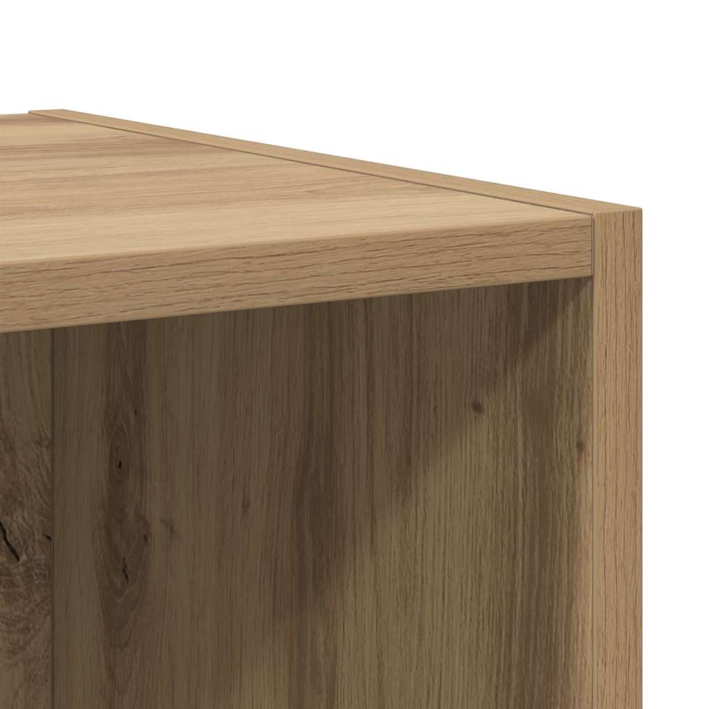 vidaXL Σετ επίπλου τηλεόρασης Επιτοίχιο Artisan Oak 37 x 37 x 72 εκ