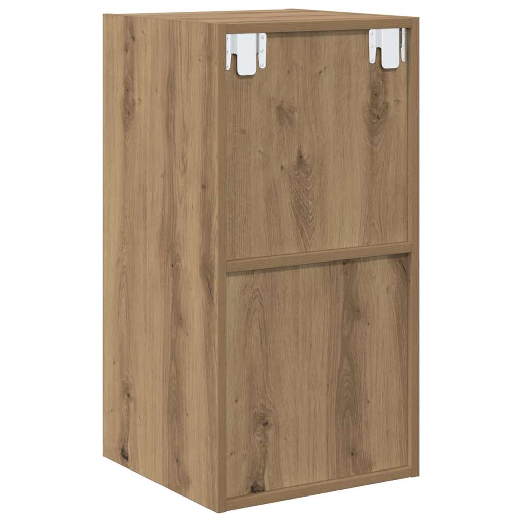vidaXL Σετ επίπλου τηλεόρασης Επιτοίχιο Artisan Oak 37 x 37 x 72 εκ