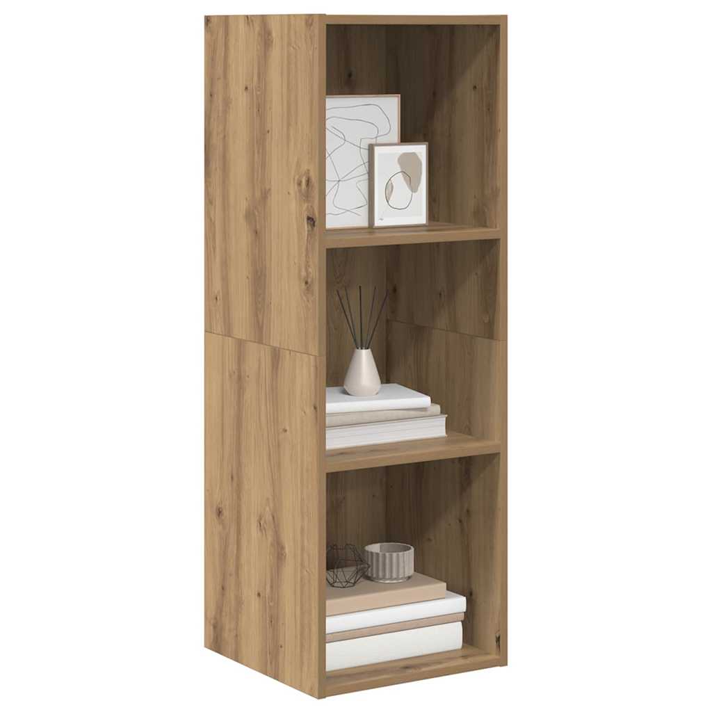 vidaXL Σετ επίπλου τηλεόρασης Επιτοίχιο Artisan Oak 37 x 37 x 107 εκ