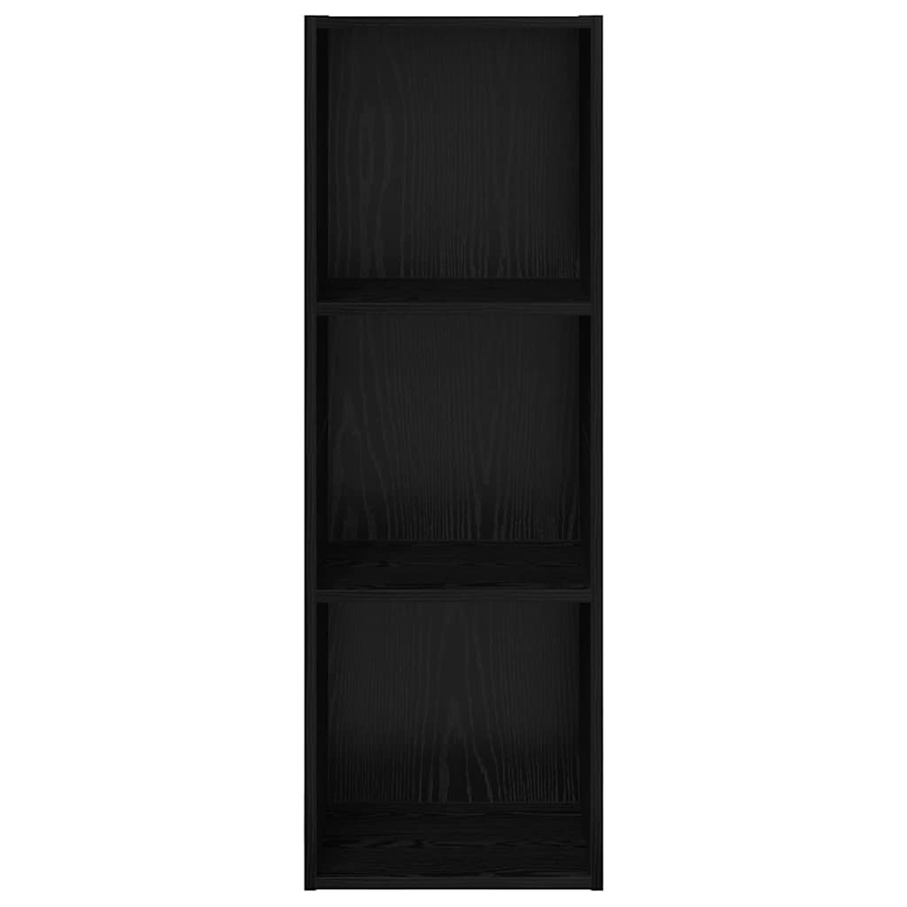 vidaXL Σετ επίπλου τηλεόρασης Επιτοίχιο Μαύρη Οξυά 37 x 37 x 107 εκ