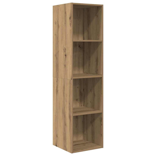vidaXL Σετ επίπλου τηλεόρασης Επιτοίχιο Artisan Oak 37 x 37 x 142,5 εκ
