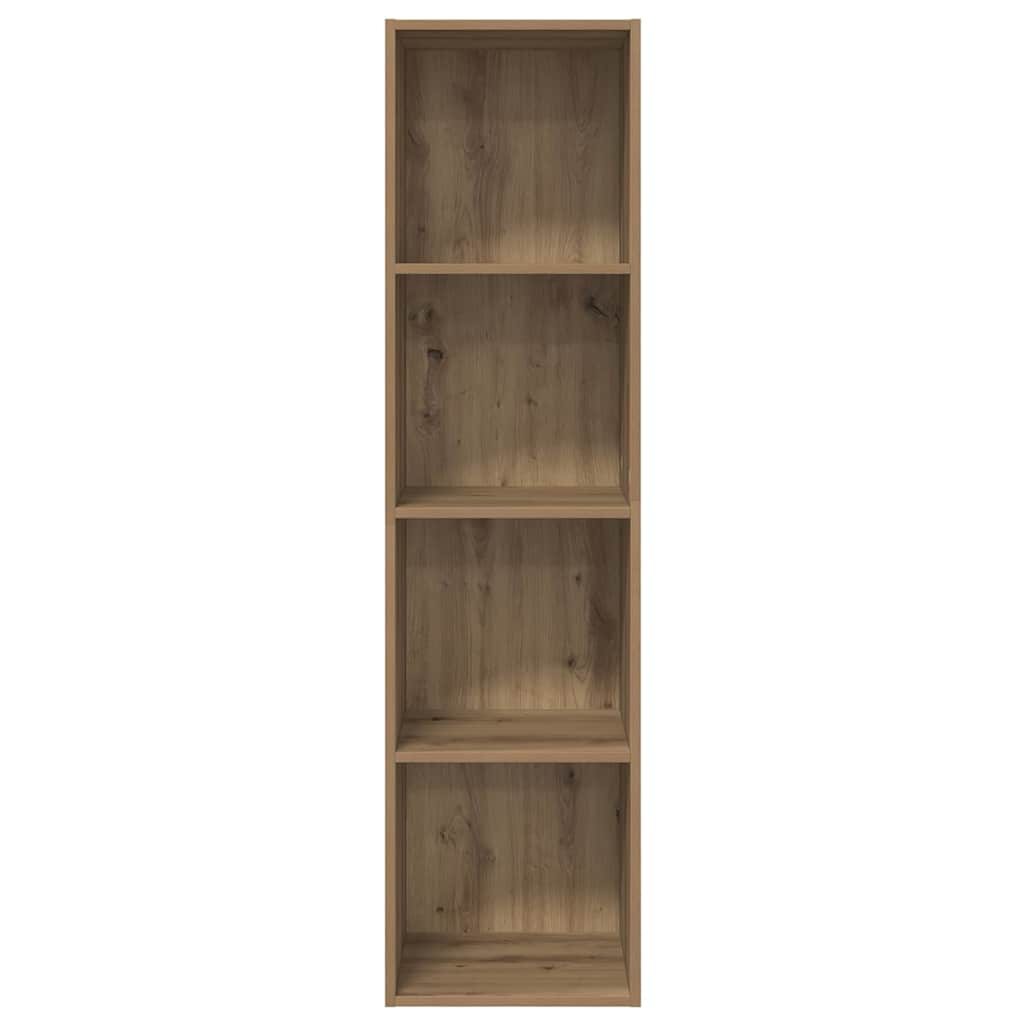 vidaXL Σετ επίπλου τηλεόρασης Επιτοίχιο Artisan Oak 37 x 37 x 142,5 εκ