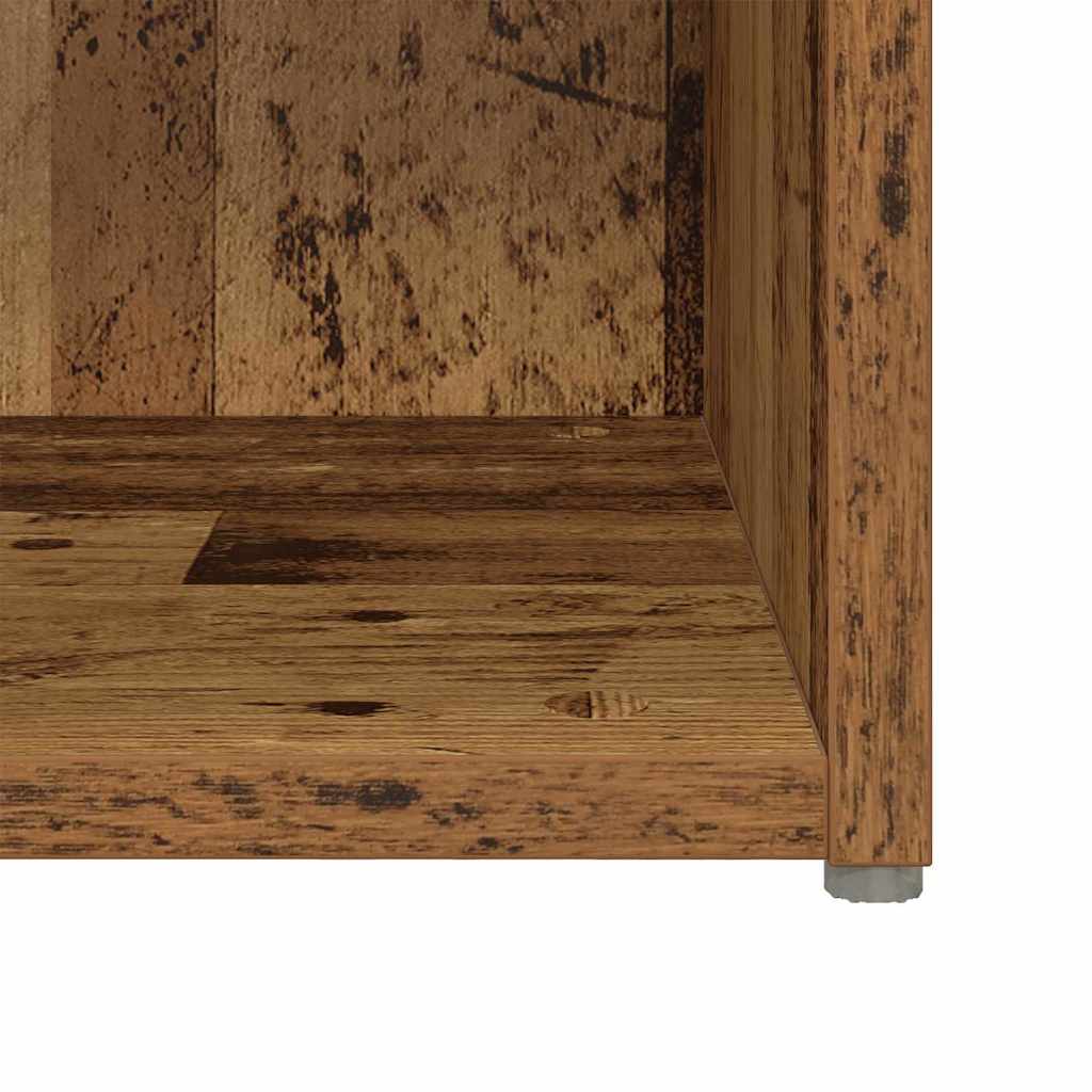 vidaXL Σετ επίπλου τηλεόρασης 2 pcs Παλιό Ξύλο 37 x 35 x 37,5 εκ