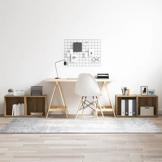 vidaXL Σετ επίπλου τηλεόρασης 4 pcs Artisan Oak 37 x 35 x 37,5 εκ