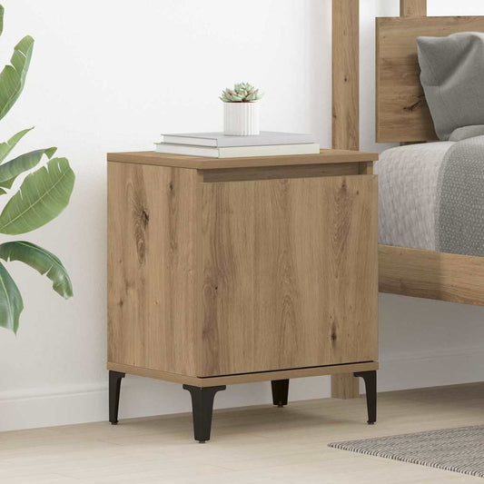 vidaXL Κομοδίνο Artisan Oak 40 x 30 x 50 cm Επεξεργασμένο ξύλο