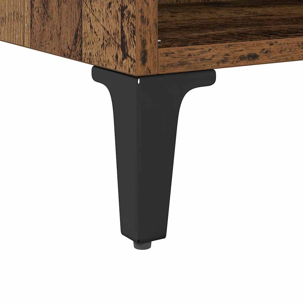 vidaXL Σετ επίπλου τηλεόρασης Επιτοίχιο Καφέ 69,5 x 30 x 50 εκ.