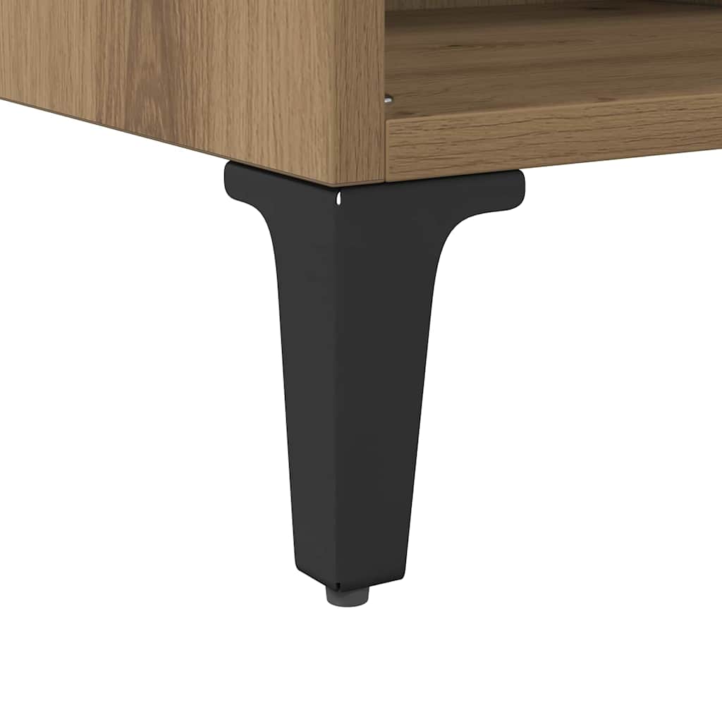 vidaXL Σετ επίπλου τηλεόρασης Επιτοίχιο Καφέ 69,5 x 30 x 50 εκ.