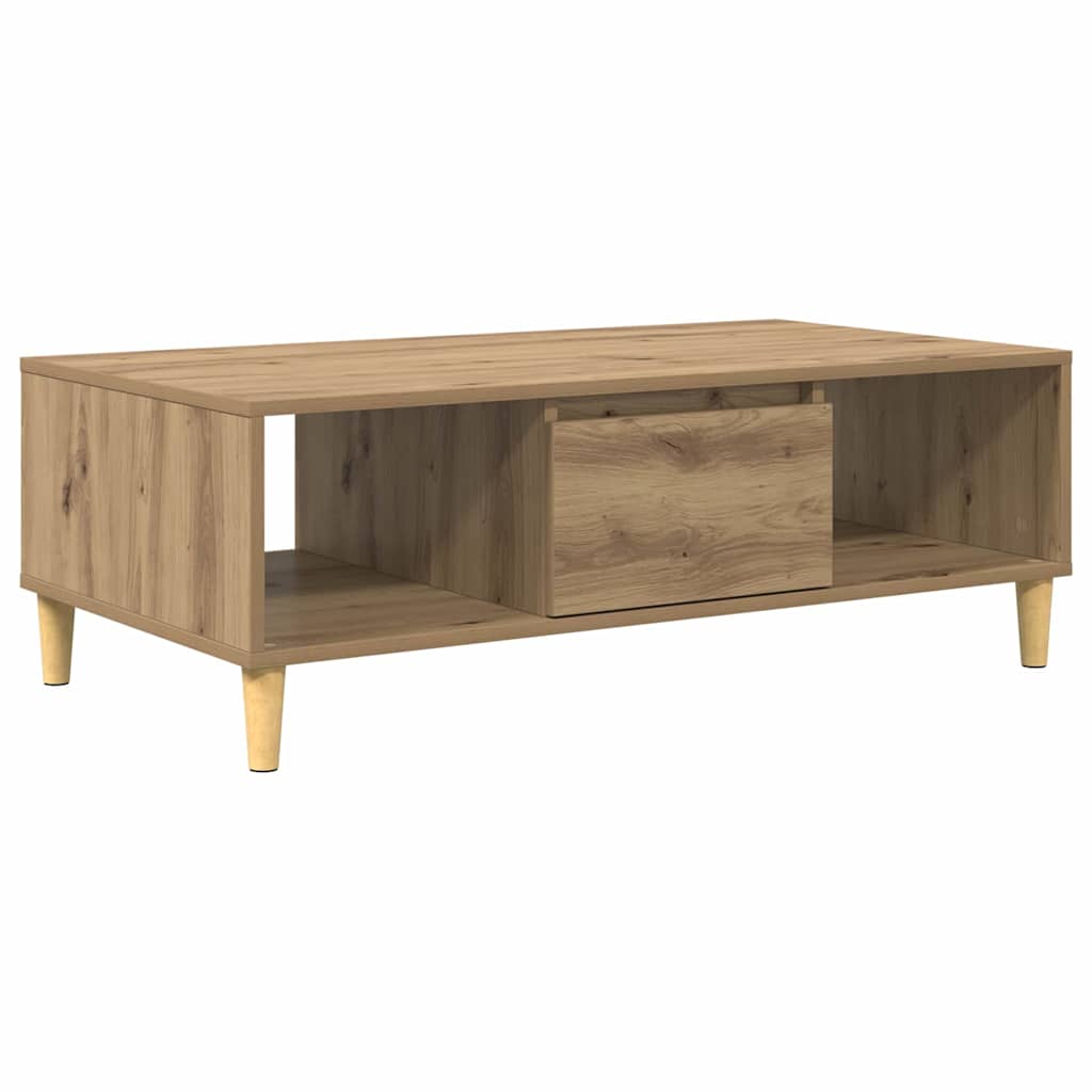 vidaXL Τραπεζάκι σαλονιού artisan δρυς 103.5 x 60 x 35 εκ