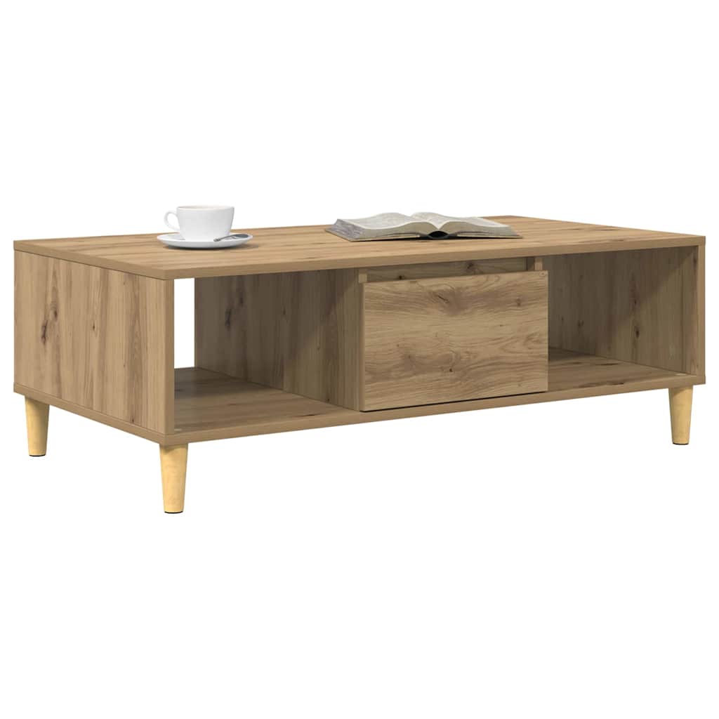 vidaXL Τραπεζάκι σαλονιού artisan δρυς 103.5 x 60 x 35 εκ