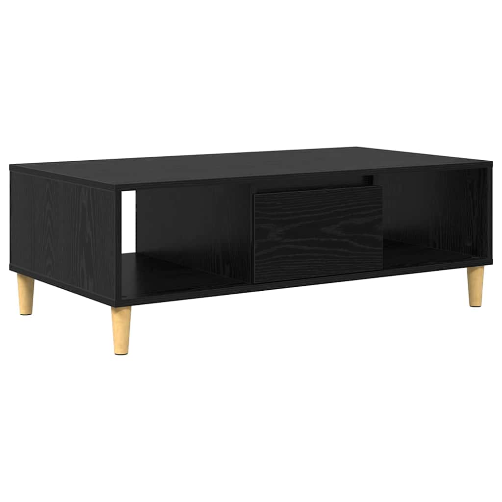 vidaXL Τραπεζάκι σαλονιού Μαύρη δρυς 103.5 x 60 x 35 εκ