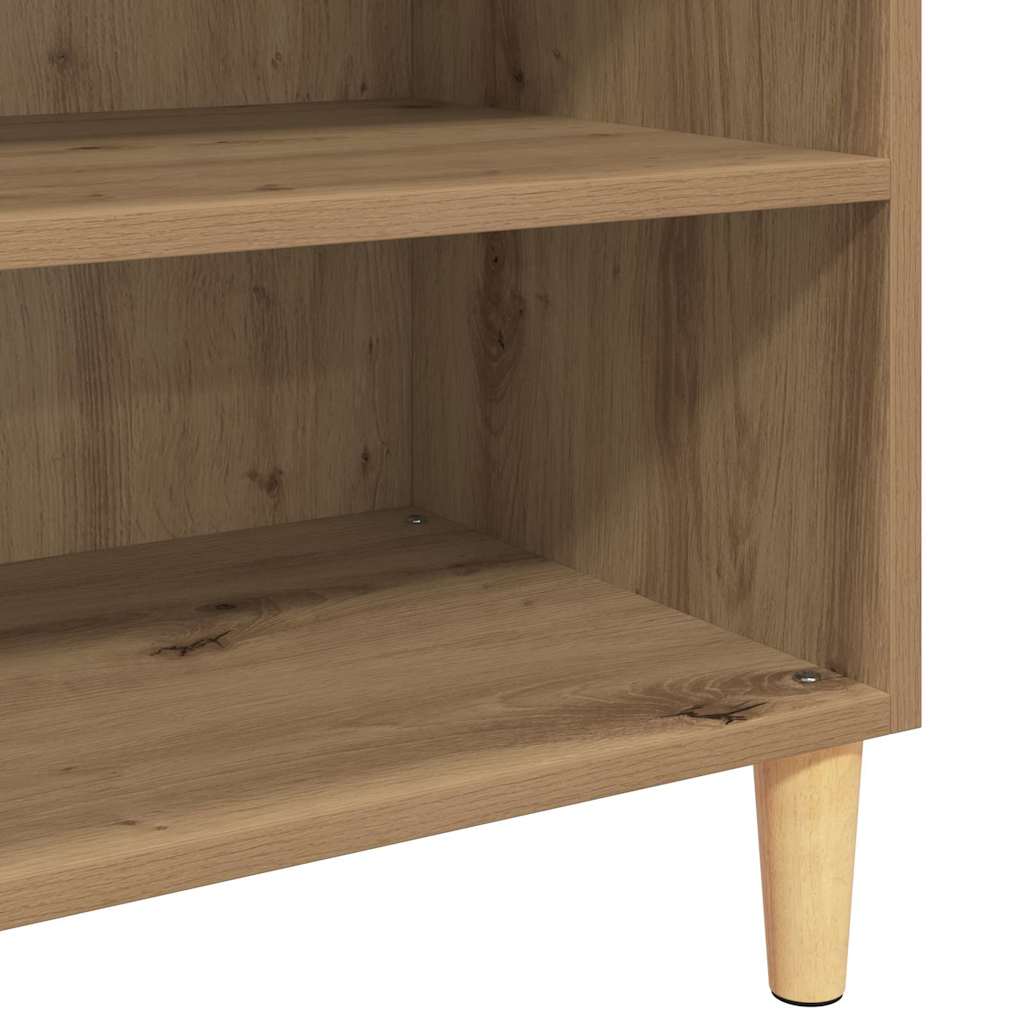 vidaXL Πλαϊνό γραφείο Artisan Oak 57 x 35 x 89.5 εκ Επεξεργασμένο ξύλο