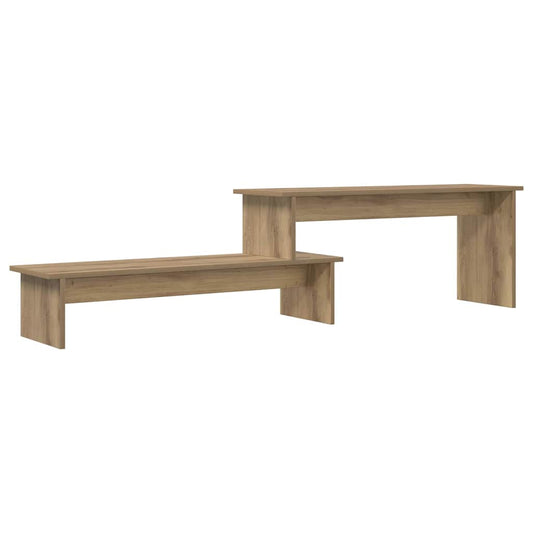 vidaXL Σετ επίπλου τηλεόρασης Επιτοίχιο Artisan Oak 180 x 30 x 43 εκ.
