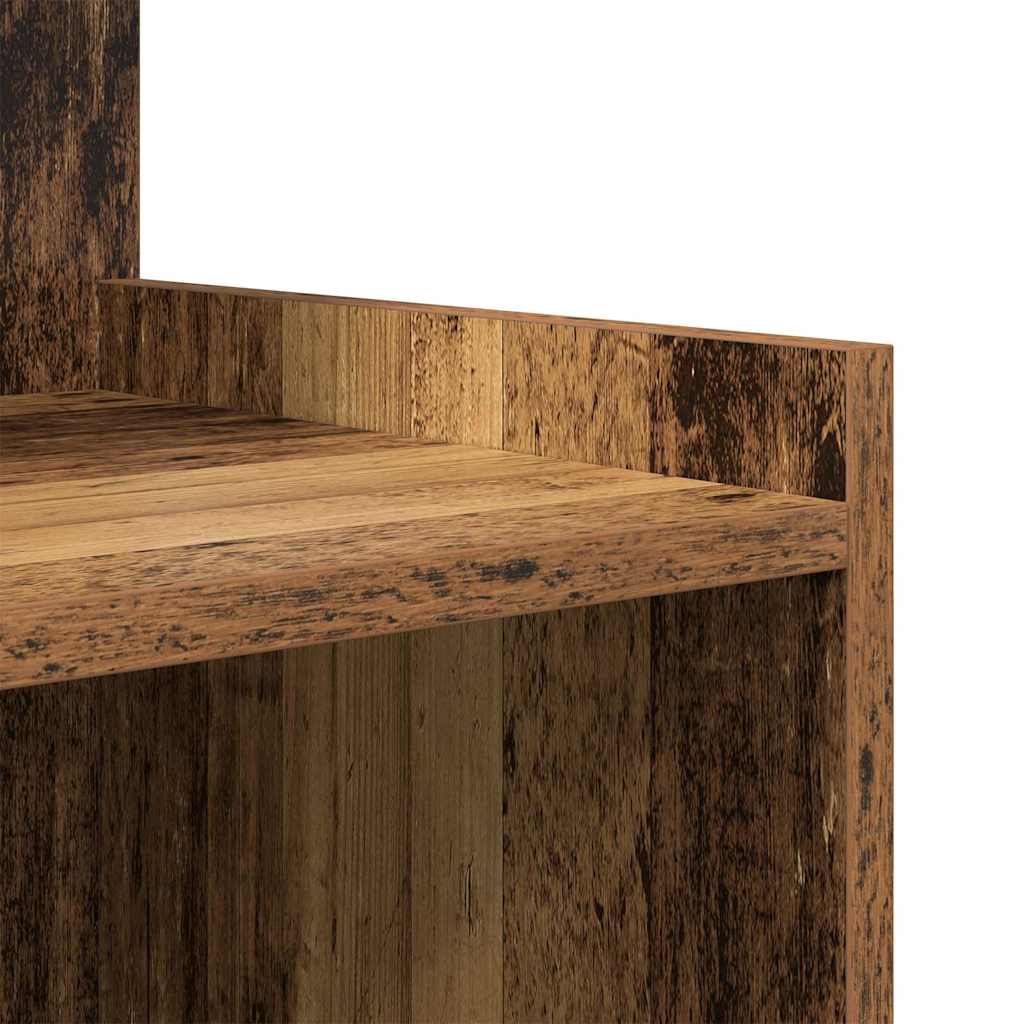 vidaXL Κομοδίνο 2 pcs Παλιό ξύλο 40 x 35 x 60 εκ. Επεξεργασμένο ξύλο
