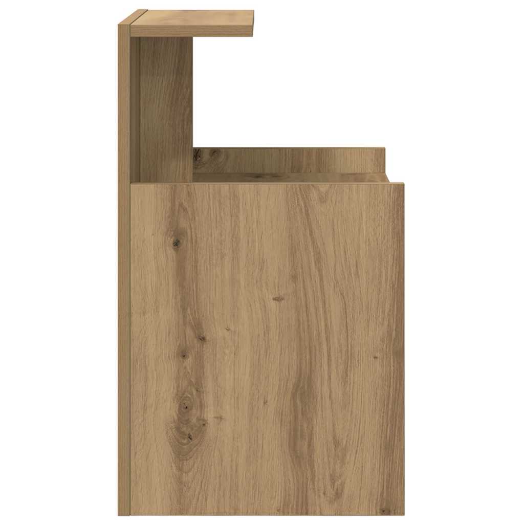 vidaXL Κομοδίνο Artisan Oak 40 x 35 x 60 εκ. Επεξεργασμένο ξύλο