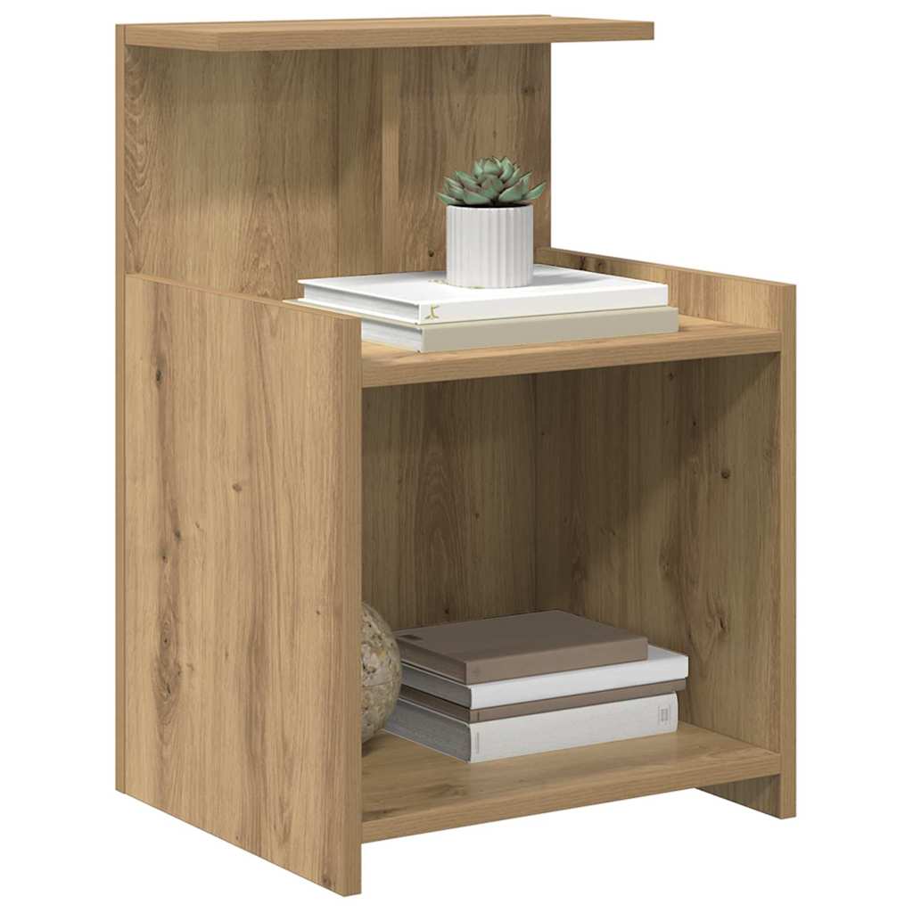 vidaXL Κομοδίνο 2 pcs Artisan Oak 40 x 35 x 60 εκ. Επεξεργασμένο ξύλο