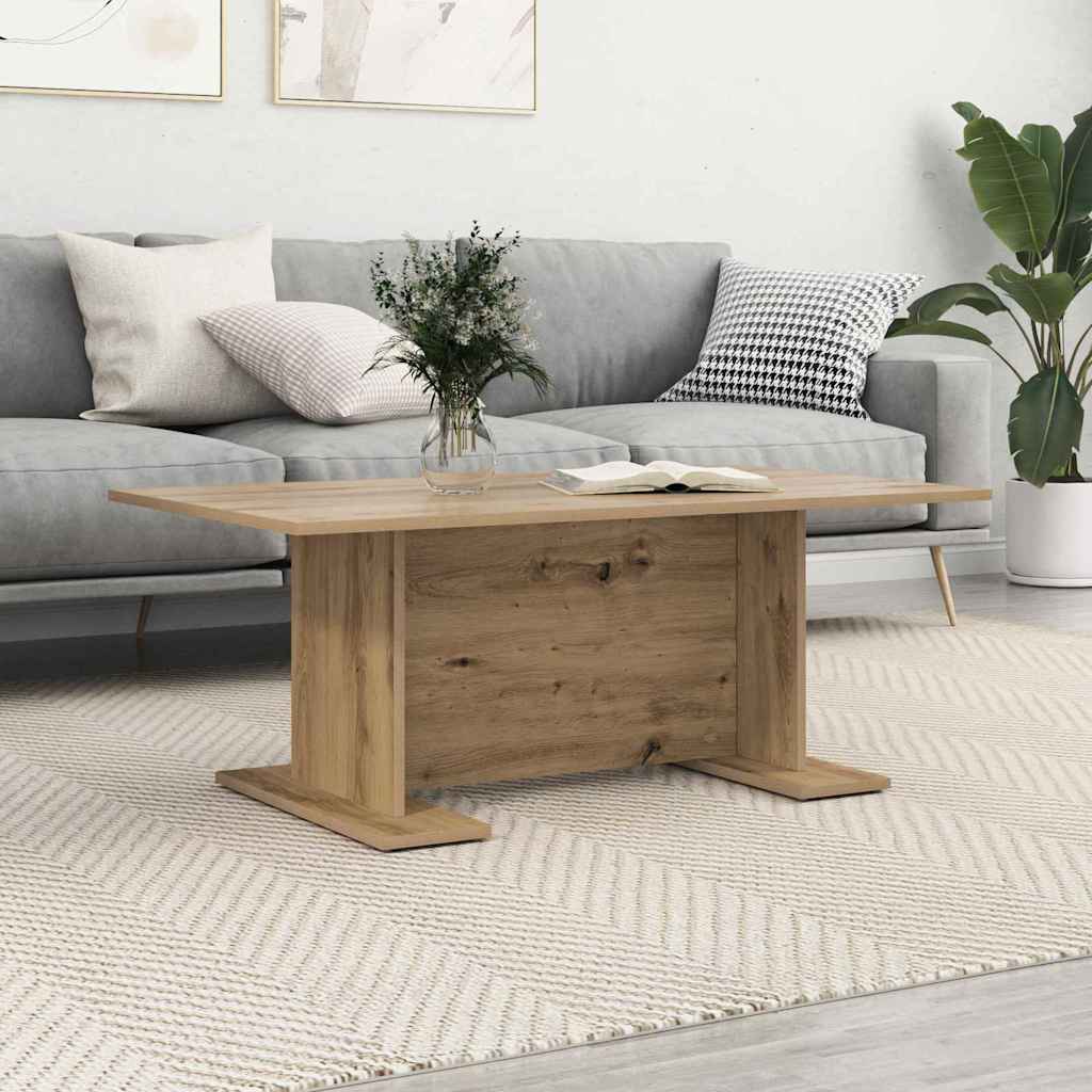 vidaXL Τραπεζάκι σαλονιού artisan δρυς 103.5 x 60 x 40 εκ