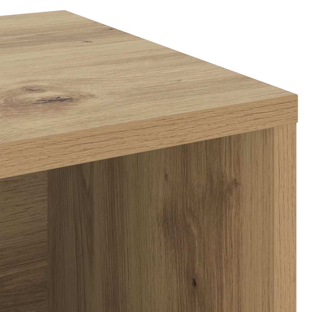 vidaXL Πάγκος για παπούτσια με ράφι artisan δρυς 103 x 30 x 54.5 εκ
