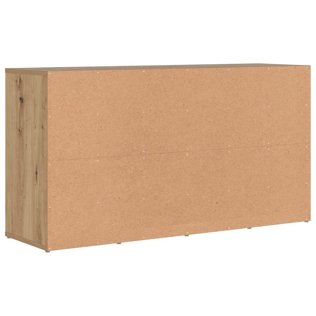 vidaXL Πάγκος για παπούτσια με ράφι artisan δρυς 103 x 30 x 54.5 εκ