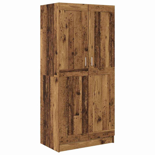 vidaXL Ντουλάπι Παλιό ξύλο 82,5 x 51,5 x 180 εκ. Επεξεργασμένο Ξύλο