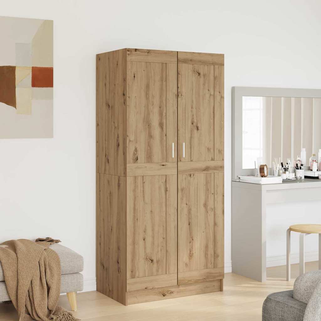vidaXL Ντουλάπι artisian oak 82.5 x 51.5 x 180 εκ. Επεξεργασμένο ξύλο
