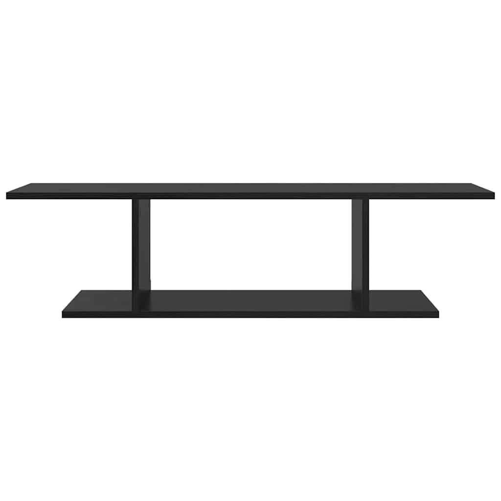 vidaXL Σετ επίπλου τηλεόρασης Επιτοίχιο Μαύρο 103 x 30 x 26,5 εκ