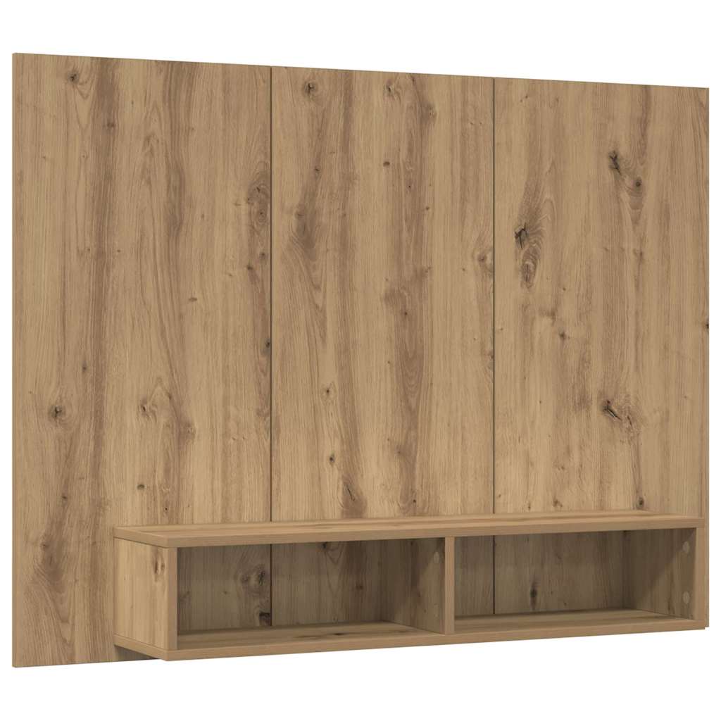 vidaXL Σετ επίπλου τηλεόρασης Artisan Oak 120 x 23,5 x 90 εκ.