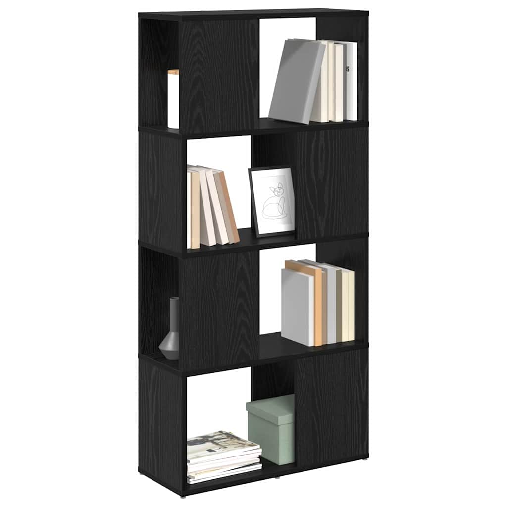 vidaXL Σετ επίπλου τηλεόρασης Επιτοίχιο Μαύρο 60 x 24 x 125,5 εκ