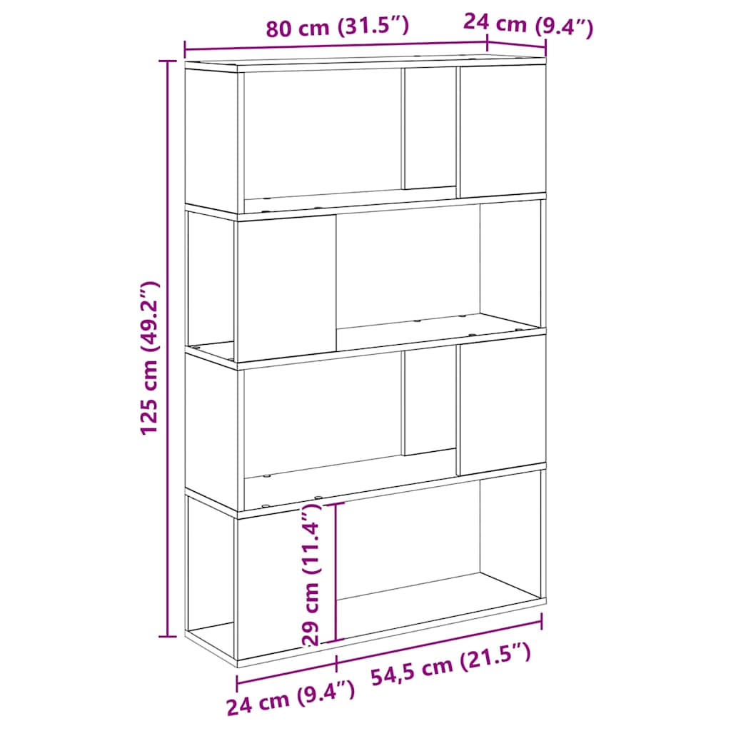 vidaXL Σετ επίπλου τηλεόρασης Καφέ 80 x 24 x 125 εκ Επεξεργασμένο ξύλο