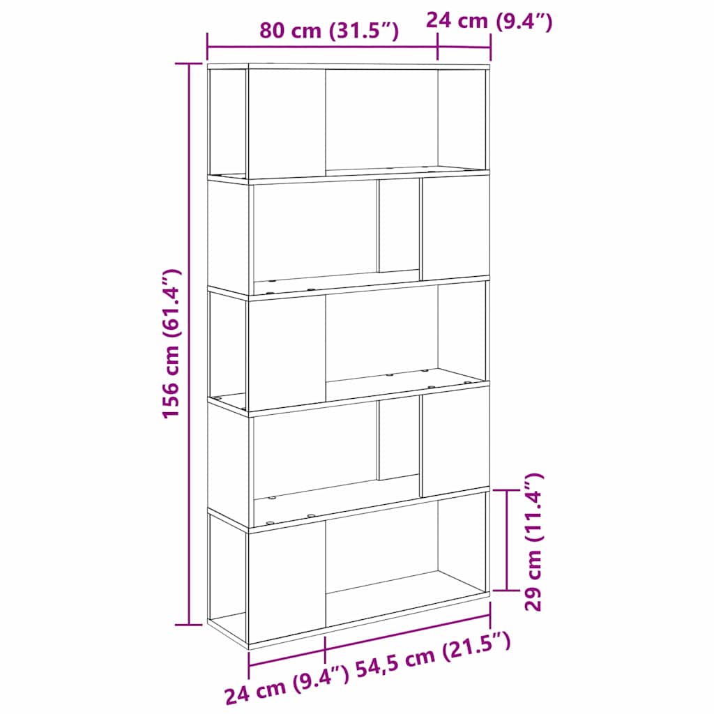 vidaXL Σετ επίπλου τηλεόρασης Καφέ 80 x 24 x 156 εκ Επεξεργασμένο ξύλο