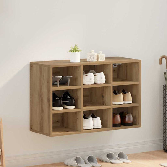 vidaXL Ντουλάπα Παπουτσιών με ράφι Artisan Oak 77,5 x 30 x 51 εκ.