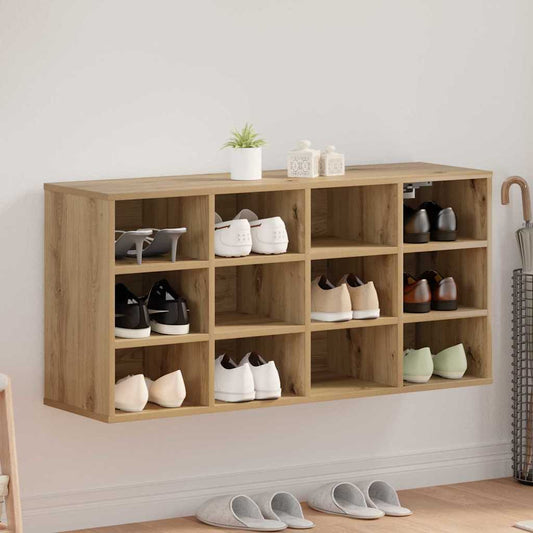 vidaXL Ντουλάπα Παπουτσιών με ράφι Artisan Oak 103 x 30 x 51 εκ.