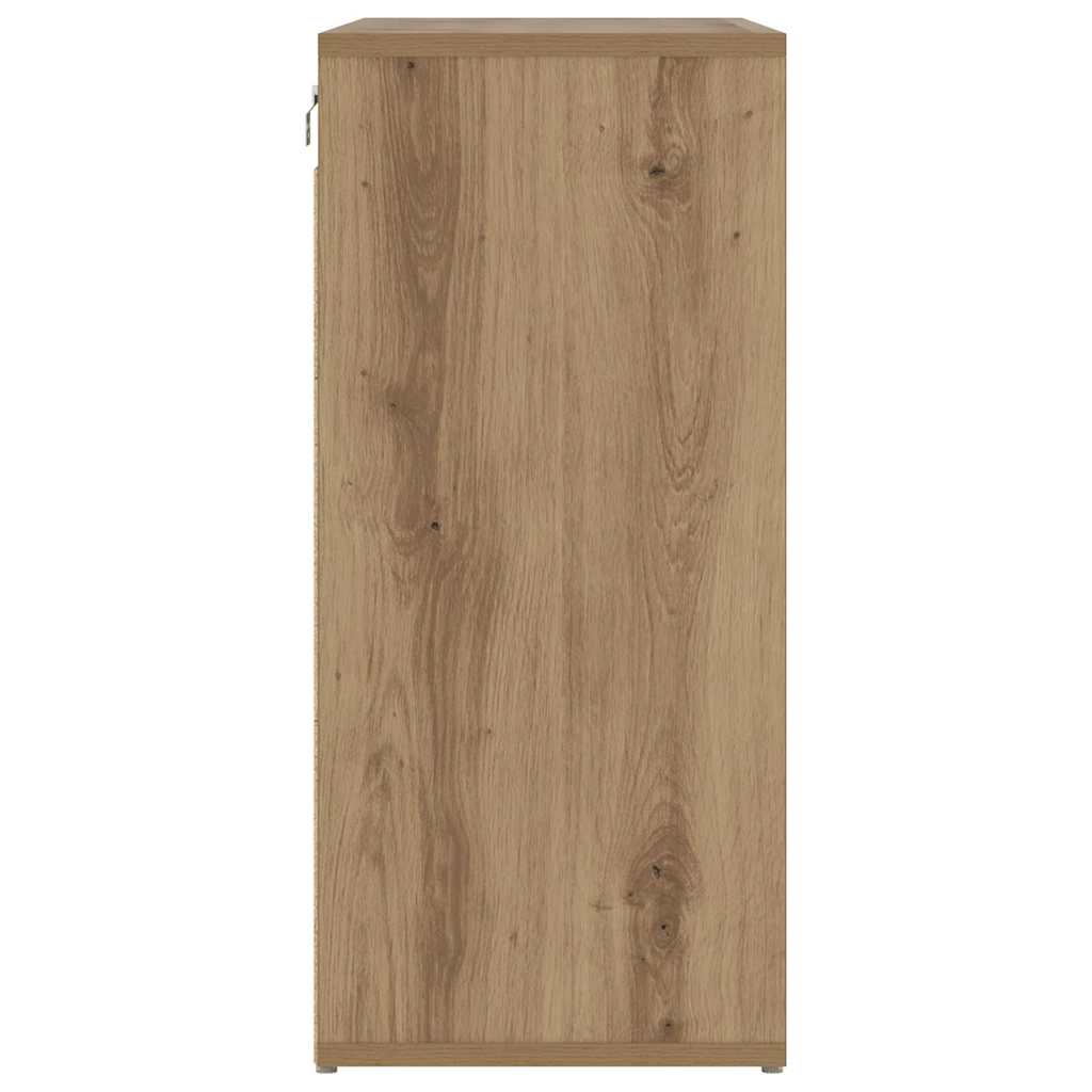 vidaXL Ντουλάπα Παπουτσιών με ράφι Artisan Oak 77,5 x 30 x 67 εκ.