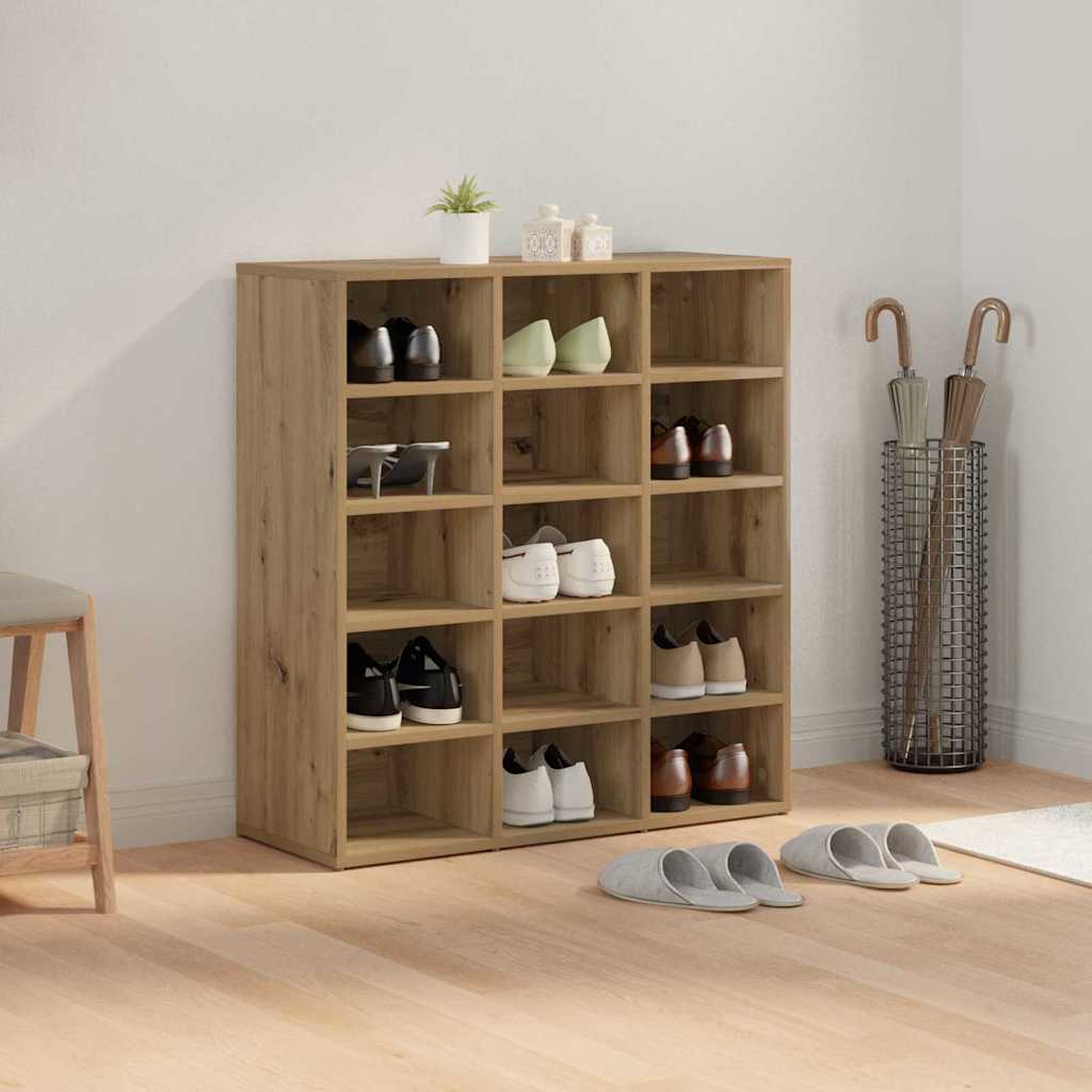 vidaXL Ντουλάπα Παπουτσιών με ράφι Artisan Oak 77,5 x 30 x 83,5 εκ.