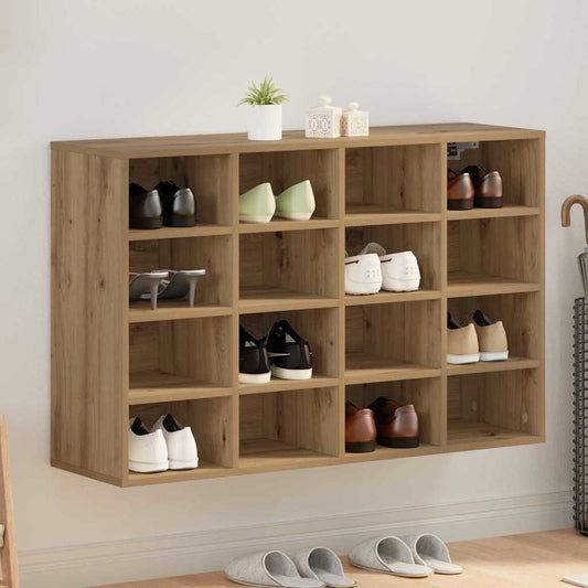 vidaXL Ντουλάπα Παπουτσιών με ράφι Artisan Oak 103 x 30 x 67 εκ.